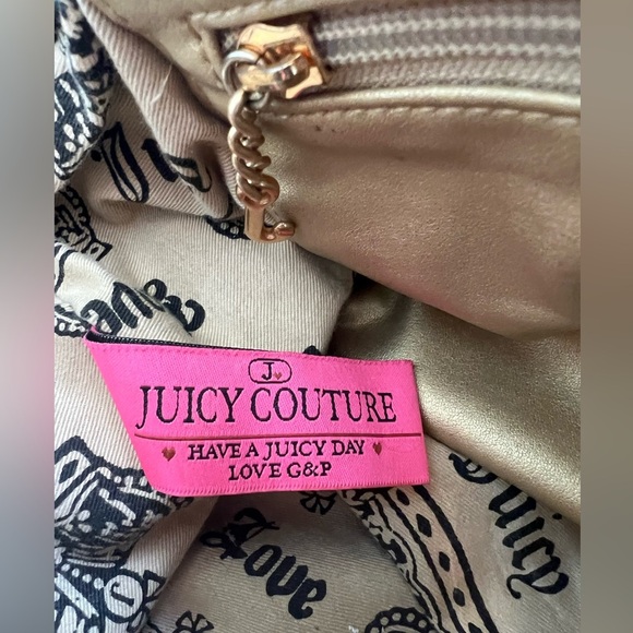 Juicy Couture Vintage Lambskin Shoulder Bag with Brass Accents - Picture 5 of 7